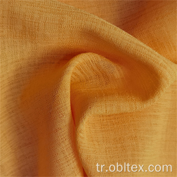 OBL22-C-066 Polyester taklit keten elbise için